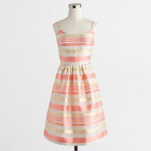 J. Crew Striped Organza Sun Dress